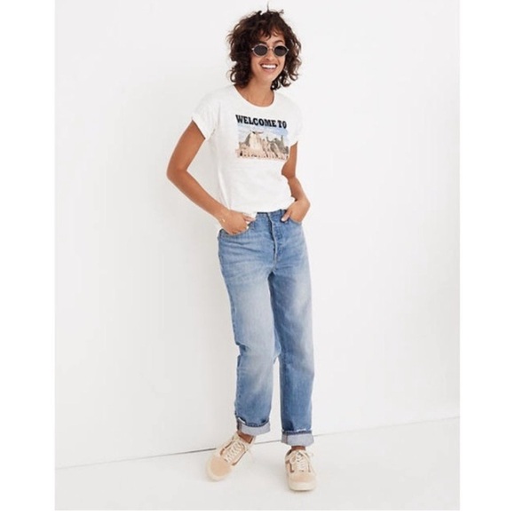Madewell Denim - Madewell The Dadjean Jeans Straight Medium Wash Size 26